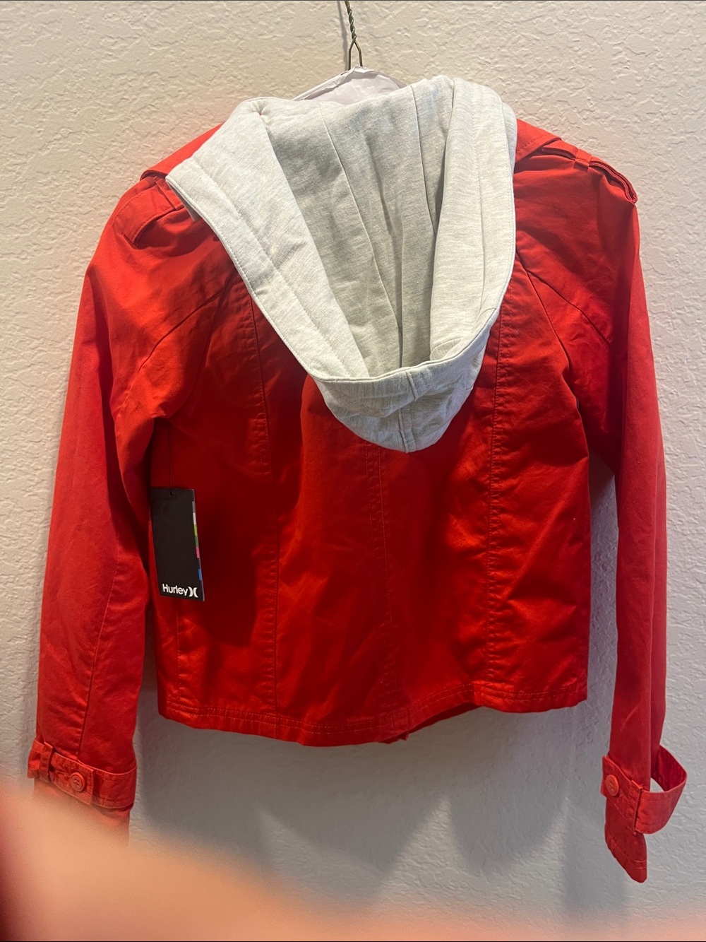 Hurley Bright Orange Double-Breasted Jacket - Picture 5 of 5